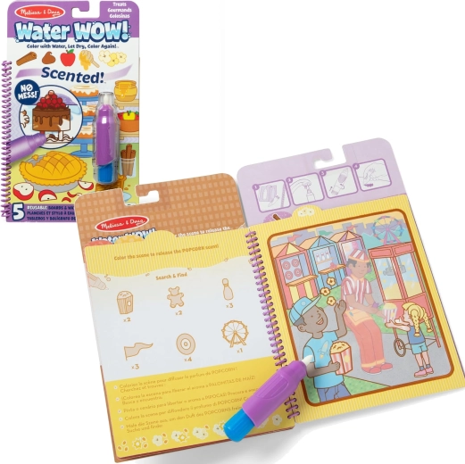 Melissa & Doug Water WOW! pachnące wodne kolorowanki Desery
