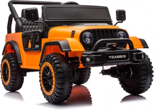 Samochód na akumulator 24V dla dzieci, pomarańczowy