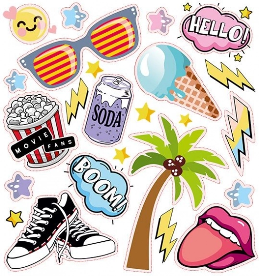 Naszywki do naprasowywania Weekend