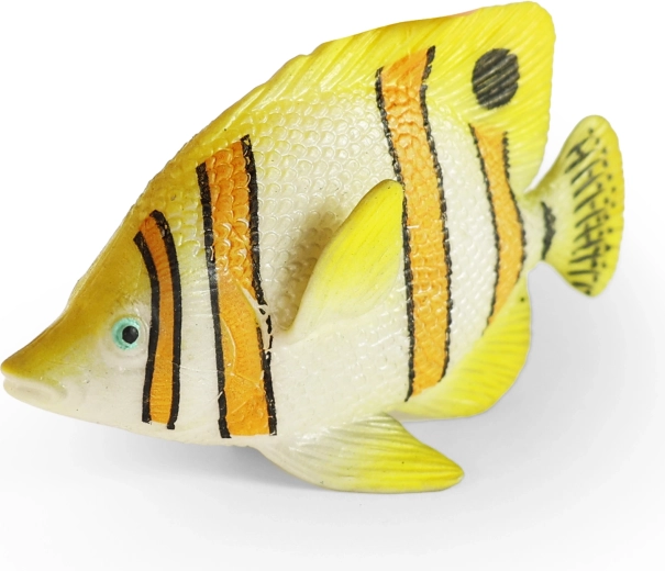 Gumowa żółta rybka 10 cm