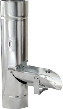 Klapka do rynny 100 mm z ocynkowanej stali