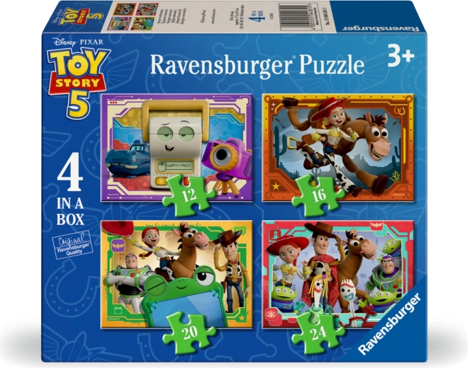 Ravensburger Puzzle Toy Story: Historia zabawek 4 w 1 (12–24 elementy)