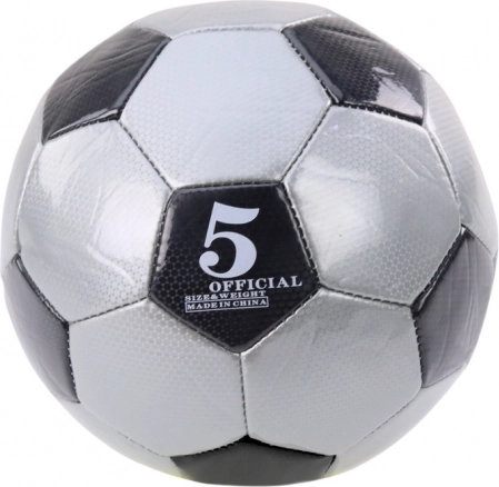 Piłka nożna Classic 24 cm rozmiar 5 szara