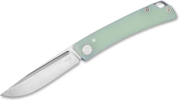 Böker Plus Celos Jade nóż składany 6,7 cm, jasnozielony G10