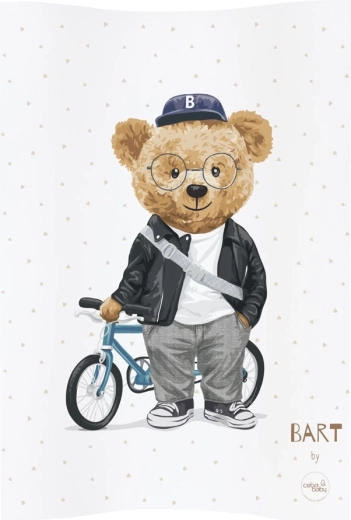 Miękka przewijak 2-krawędziowy 48 × 70 Fluffy Puffy miś