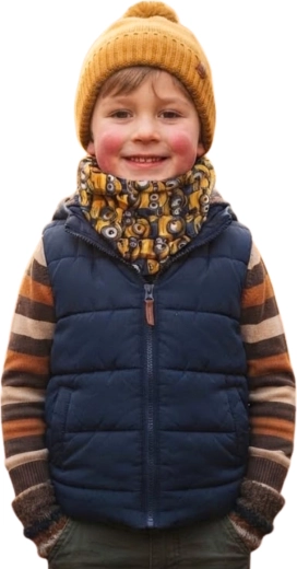 Dziecięcy wielofunkcyjny komin Minionki żółty 40 × 25 cm