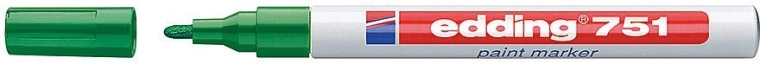 Lakowy marker Edding 751 zielony