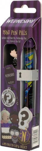 Długopis z zawieszką Mini Pen Pals Wednesday