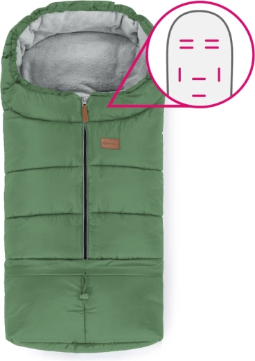 Petite&Mars regulowany śpiworek 3w1 Jibot Horizontal Juicy Green