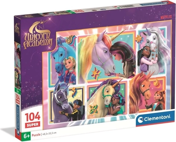 Puzzle Clementoni Unicorn Academy 104 elementy
