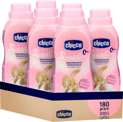 Chicco płyn zmiękczający Baby Sensitive Kwiatowy uścisk, skoncentrowany 750 ml (6×30 prań)