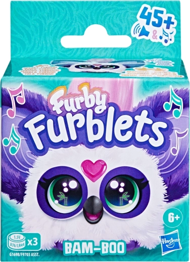 Hasbro Furby Furblet Bam-Boo interaktywna mini panda brelok