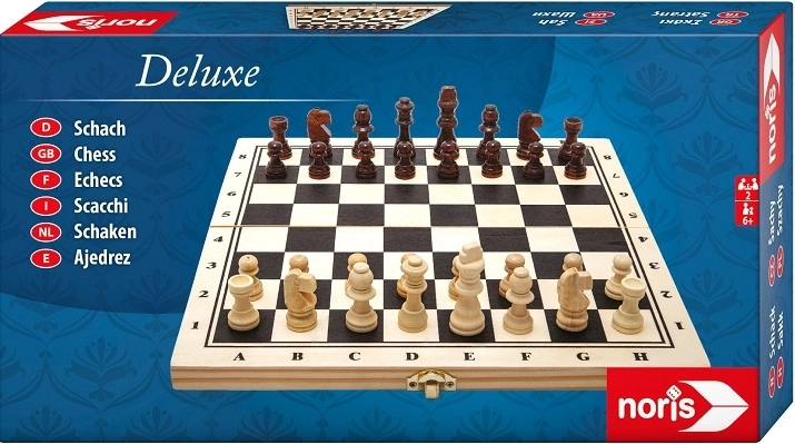 Drewniane szachy deluxe Noris