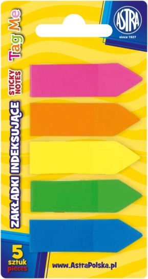Samoprzylepne karteczki ASTRA Neon 5 kolorów