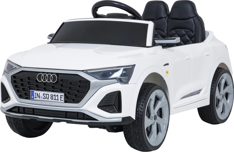 Elektryczny samochód Audi SQ8 dla dzieci ze zdalnym sterowaniem, biały