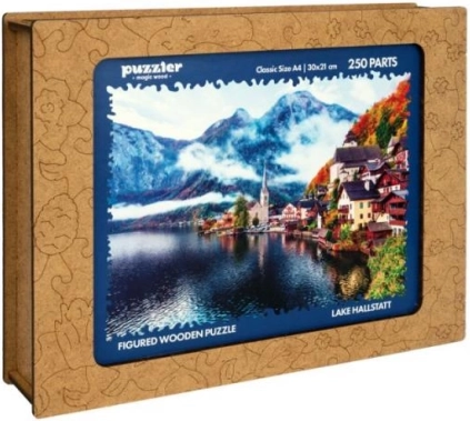 Drewniane puzzle Jezioro Hallstatt 250 części