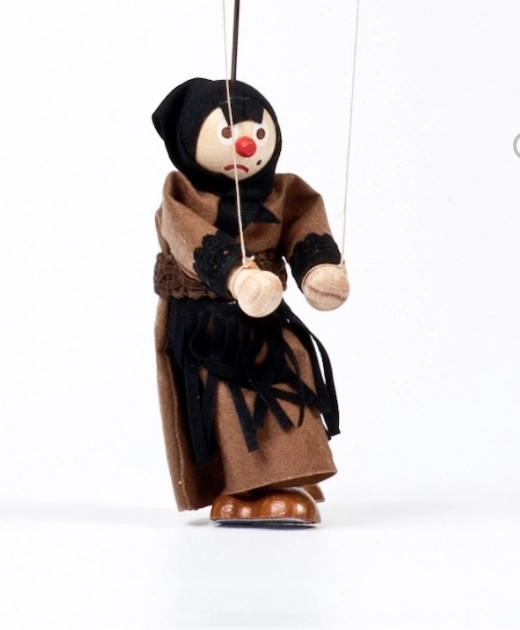 Gerlich drewniana marionetka Baba Jaga Dorota 12 cm