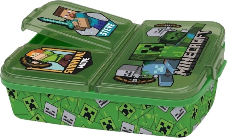 Dziecięcy lunchbox Minecraft zielony