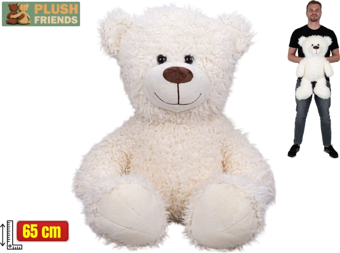 Pluszowy miś Plush Friends 65 cm biały