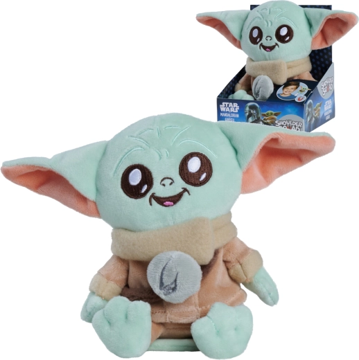 Pluszak Grogu STAR WARS The Mandalorian Shoulder Squad 12 cm