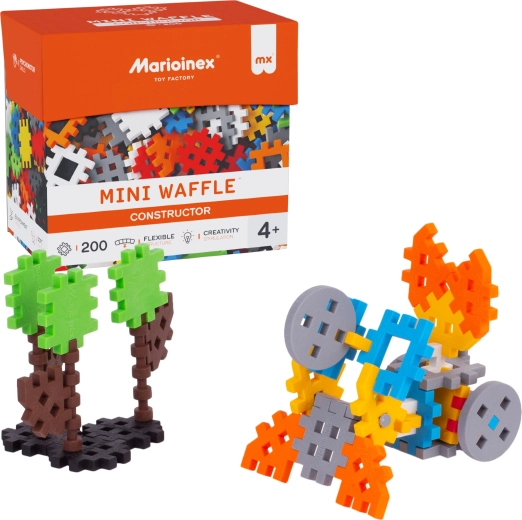 Klocki Mini Waffle Constructor 200 elementów MARIOINEX