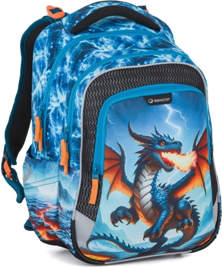 Bagmaster lumi 26 d plecak szkolny smok