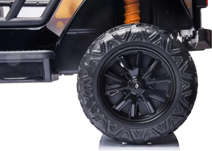 Dziecięcy elektryczny samochód Jeep Monster 24V, czarny