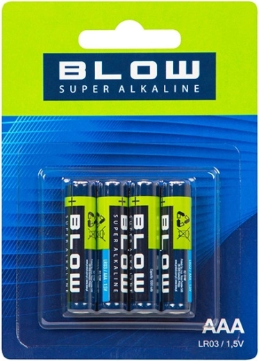 Baterie super alkaliczne BLOW AAA (LR3) 4 szt.