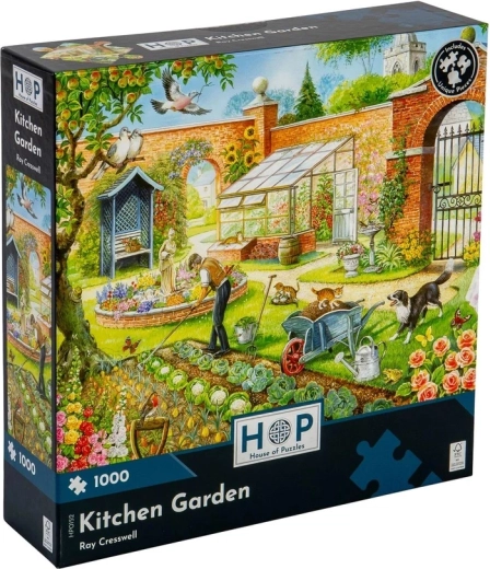 House of Puzzles Puzzle Praca w ogrodzie 1000 elementów