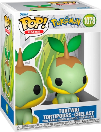 Funko Pop! Games Pokémon Turtwig (Chelast) #1078 - 1 szt.