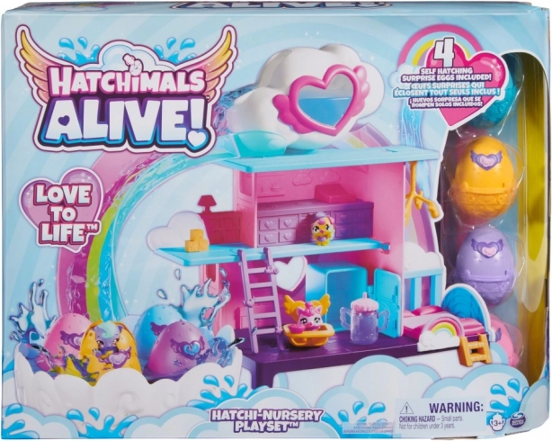 Hatchimals zestaw zabawowy Tęczowy świat wylęgu w wodzie