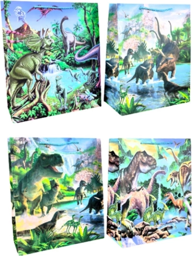 Torba prezentowa z motywem dinozaurów