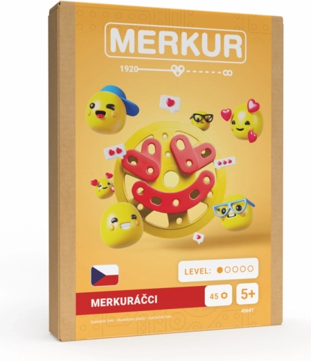 Merkur Mini Merkuráci – zestaw konstrukcyjny, 45 elementów