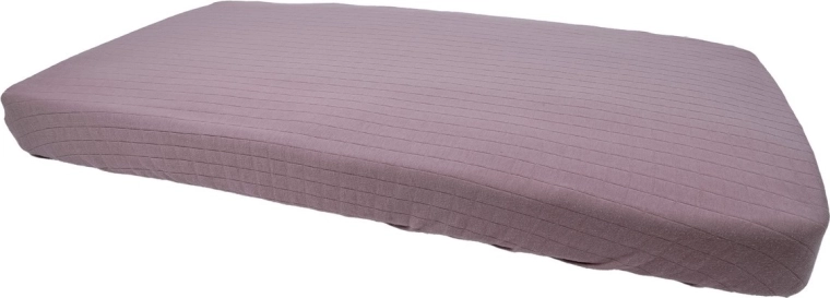Lodger Slumber Solid prześcieradło do łóżeczka 60 × 120 cm rose