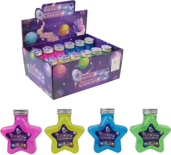 Kreatywna masa plastyczna Gwiazda 11 cm – zestaw 12 szt.