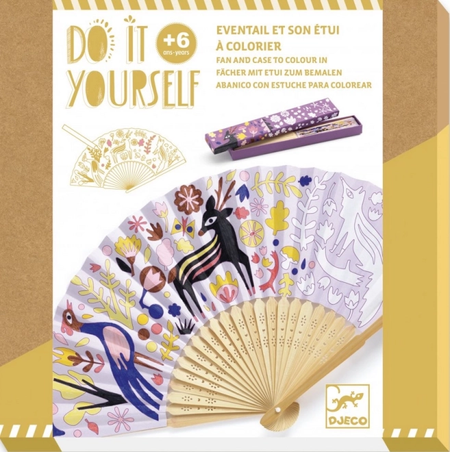 Wachlarz do kolorowania Djeco