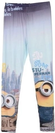 Niebieskie legginsy Minionki