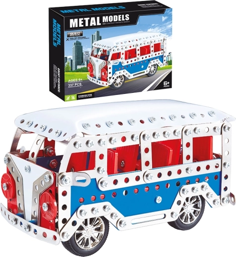Metalowy zestaw konstrukcyjny autobus, 337 elementów