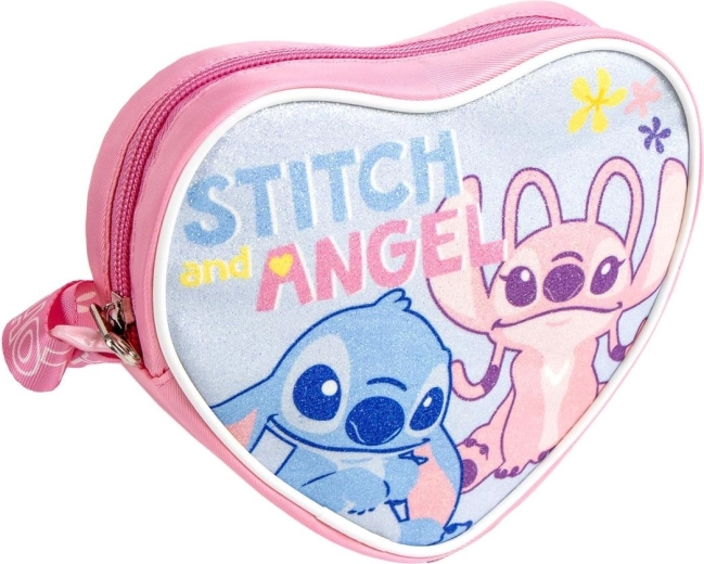 Dziecięca torebka Disney Stitch w kształcie serca na ramię