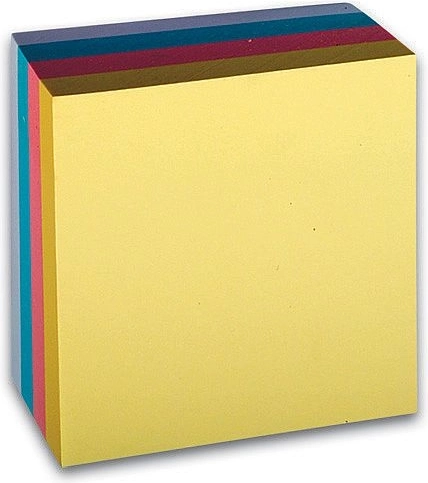 Bloczek samoprzylepny Concorde 76 × 76 mm, pastelowy