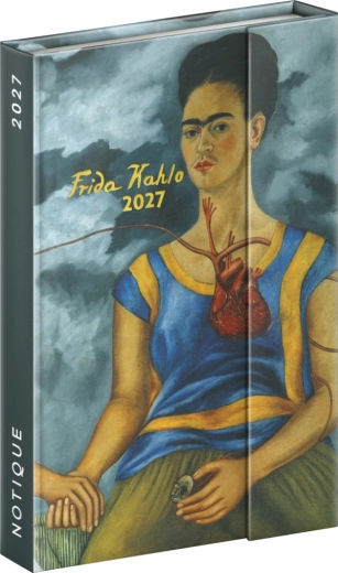 Notique tygodniowy terminarz magnetyczny Frida Kahlo 2027, 11 × 16 cm