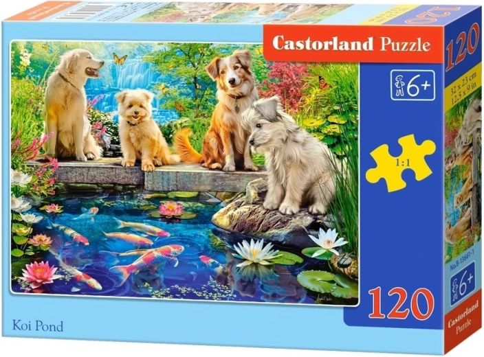 Puzzle Castorland Staw z karpiami Koi 120 elementów
