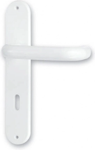 Klamka drzwiowa STANDARD 72 biała, plastik