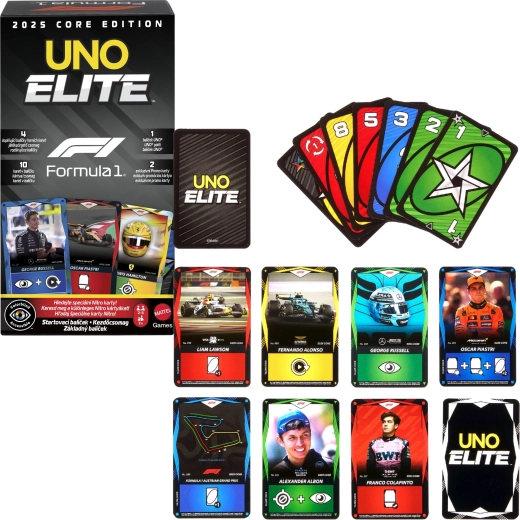 UNO Formula 1 Elite Racers gra karciana
