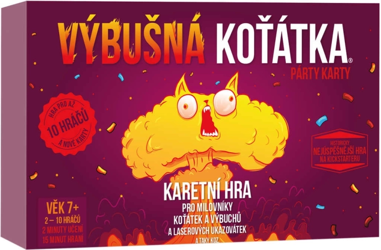 Wybuchowe Kotki: Karty imprezowe