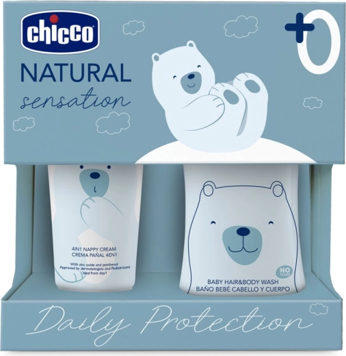 Chicco zestaw prezentowy Natural Sensation Daily Protection dla noworodków
