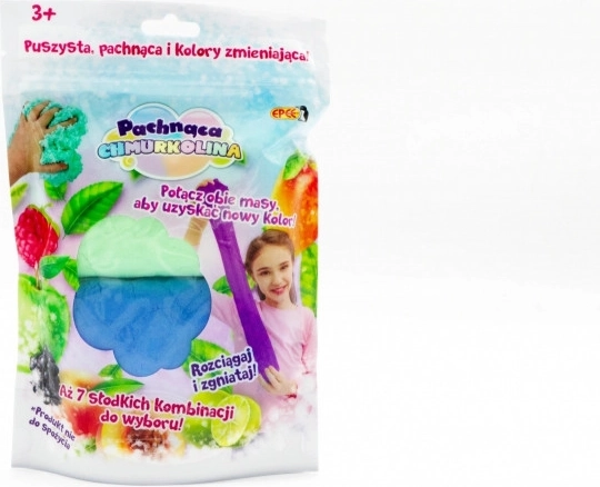 Pachnący obłokopląs 1 opakowanie, seria 4, Mix kolorów (2x30 g) zielony+niebieski (mięta)