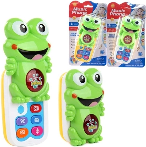 Muzyczny telefon żabka - 1 sztuka
