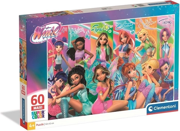 Puzzle Clementoni SuperColor Maxi Winx Club 60 elementów