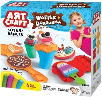 Art Craft zestaw do modelowania: wafle i lody 200 g